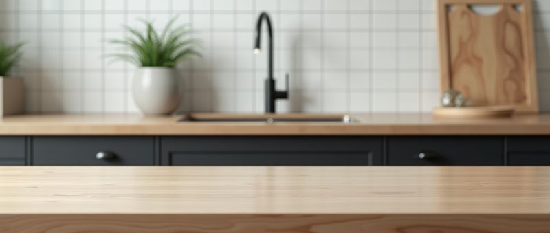 Butcher Block Installation detail