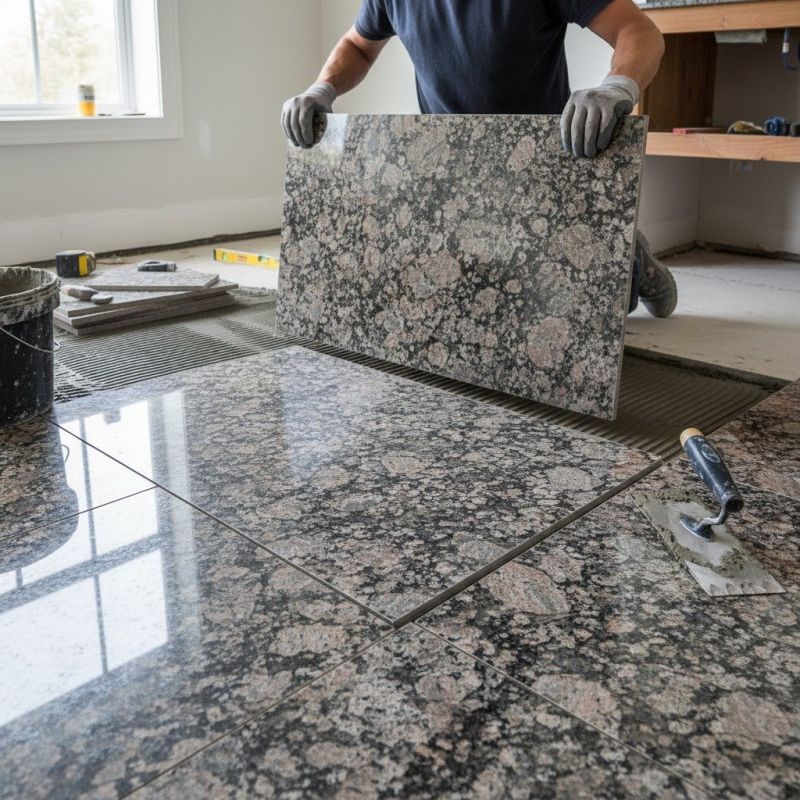 Granite Slab Installation