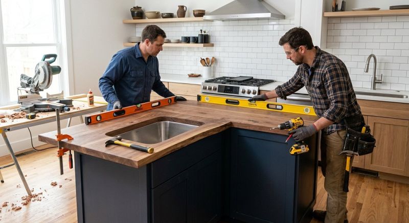 Wood Countertop Installation Service