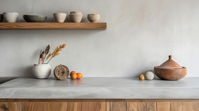 Cement Counter Installation in Marin County, CA